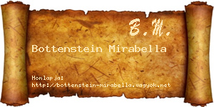 Bottenstein Mirabella névjegykártya